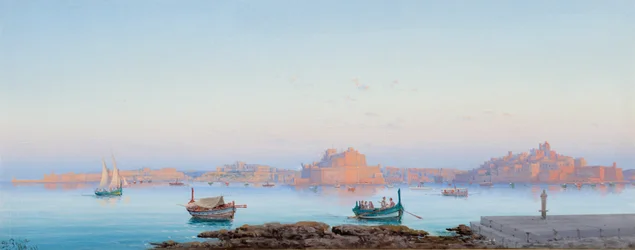 Der Große Hafen von Malta, von Valletta aus gesehen, 1911