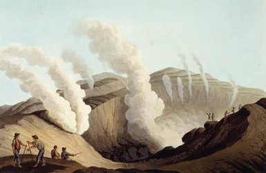 Krater auf der Insel Vulcano