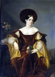 Maria de la Felicidad Malibran (1808-1836) Gemälde von Luigi Pedrazzi. Museo della Scala in Mailand
