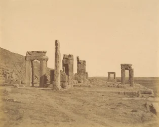 Persepolis, vor der Restaurierung, 1840er-60er Jahre