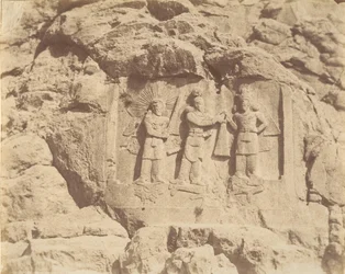Tag-e Bustan, Krönungszeremonie von Shapour II, Kermanshah