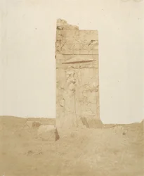 Ruinen auf der dritten Terrasse, Persepolis, 1858