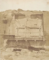 Grab auf dem Felsen in Persepolis, 1858