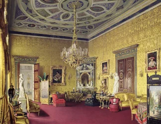 Der Lyons-Saal im Katharinenpalast in Zarskoje Selo, 1859