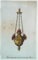 Altarlampe, 1800–1825