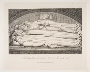 Der Ratgeber, König, Krieger, Mutter & Kind im Grab, aus Das Grab, ein Gedicht..., 1. März 1813