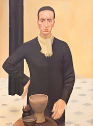 Figur in Schwarz, um 1935