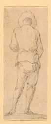 Ein stehender Mann