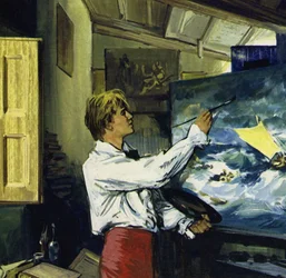 Turner verwandelte Skizzen von seinen Reisen durch Wales und die Isle of Wight in großartige Gemälde