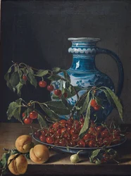 Stillleben mit Früchten und Krug