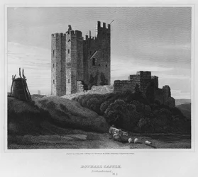 Bothall Castle, Northumberland (Gravur)