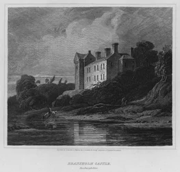 Branxholm Castle, Roxburghshire (Gravur)