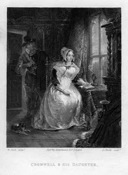 Cromwell und seine Tochter, 19. Jahrhundert