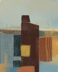 Serene Abstrakte Landschaft