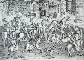 Das Turnier, ca. 1500
