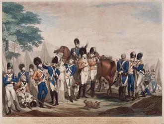 Soldaten des Loyal Associated and Volunteer Corps der City of Westminster, 1799