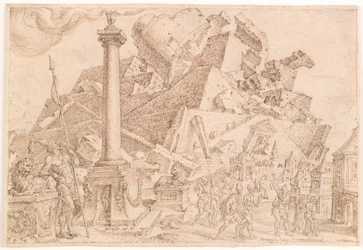 Die Zerstörung des Turms von Babel