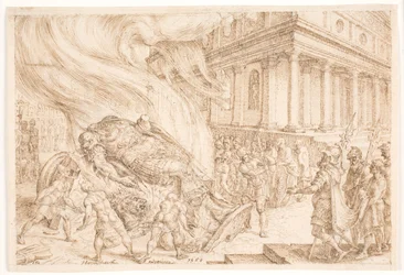 Jehu zerstört das Baalshaus