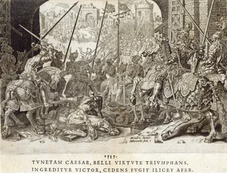 Die Eroberung von Tunis im Jahr 1535, Tafel 7 aus 