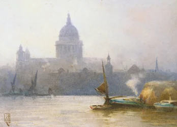 St. Pauls von der Themse aus