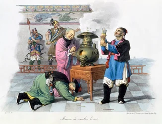 Eine Art, die Zukunft zu erzählen, China, 1824-1827