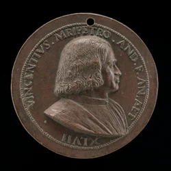 Vincenzo Malipiero, venezianischer Patrizier, Bruder von Francesco [Vorderseite], 1523