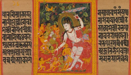 Bodhisattva Avalokiteshvara, der Segnungen verteilt, frühes 12. Jahrhundert