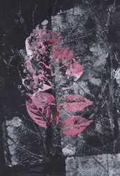Texturierte rosa Blüte