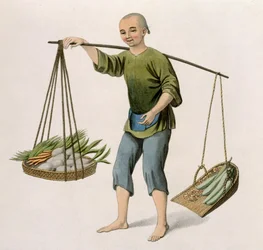 Ein Junge mit Gemüse, Tafel 54 aus 
