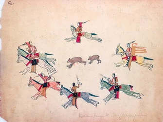Die Bärenjagd, 1875