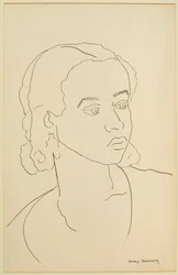 Studie eines Mädchens Nr. 4