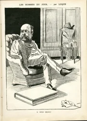 Illustration von Manuel Luque (1854-1919) in La Caricature (1880)