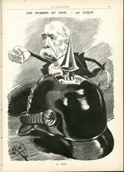 Illustration von Manuel Luque (1854-1919) in La Caricature (1880)