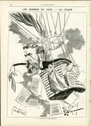 Illustration von Manuel Luque (1854-1919) in La Caricature (1880)