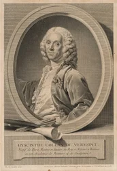 Hyacinthe Collin de Vermont, 1693-1761, Maler und Mitglied der Akademie