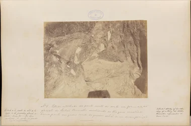 Detaillierte Studie des nördlichen Teils der Karte in der glazialen Formation des Roten Tors