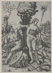 Venus, Mars und Amor, 1508