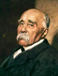 Französischer Premierminister Georges Clemenceau (1841-1929) ca. 1920