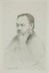 Porträt von Emile Zola