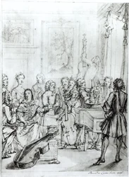 Konzert im Montague House, 1736