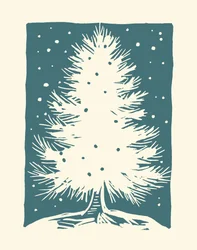 Weißer Weihnachtsbaum