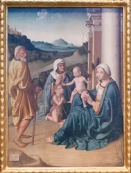 Heilige Familie mit der heiligen Elisabeth und dem jungen Johannes dem Täufer