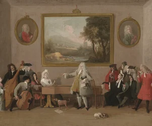 Eine Opernprobe, vor 1771