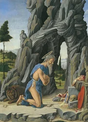 Heiliger Hieronymus in der Wüste