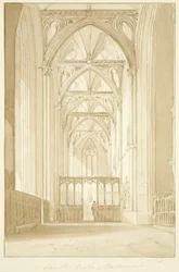Südliches Seitenschiff der Kathedrale von Bristol
