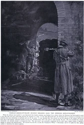 Company Sergeant Major Seaman gewann ein DCM für das alleinige Zurückhalten eines deutschen Angriffs im Februar 1915