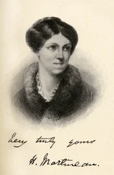 Harriet Martineau (1802-1876) Illustration aus 