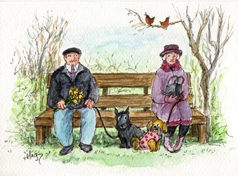 Treffen im Park