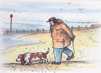 Mit dem Hund spazieren - 02