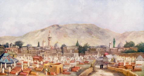 Moslemischer Friedhof im Meidan, Damaskus